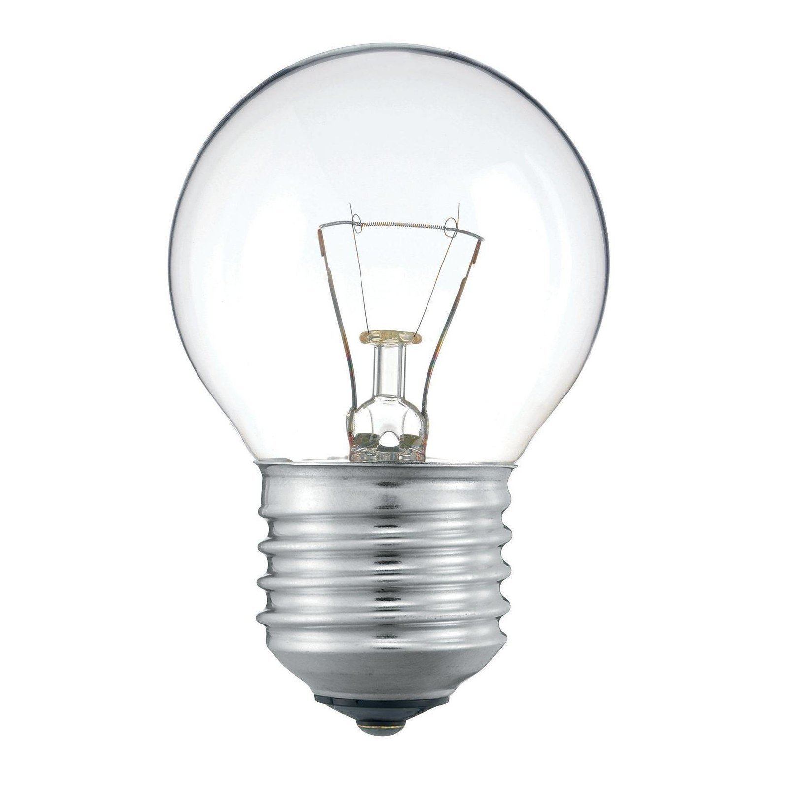 Эл. лампа 40 Вт Е27 (шарик) Прозрачный (100)